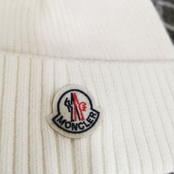Moncler Wool White Hat - Picture 4 of 7